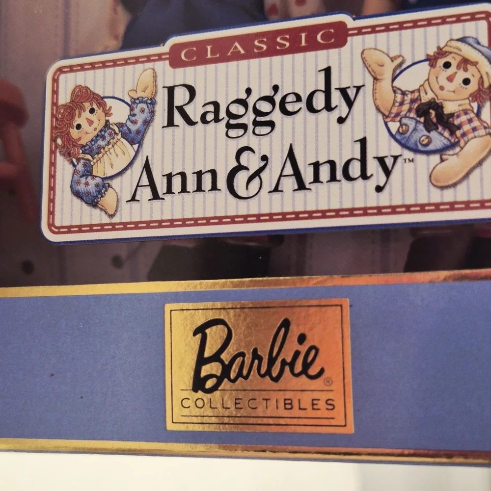 Barbie Collectibles Raggedy Ann & Andy Collector Edition Dolls NRFB Storybook